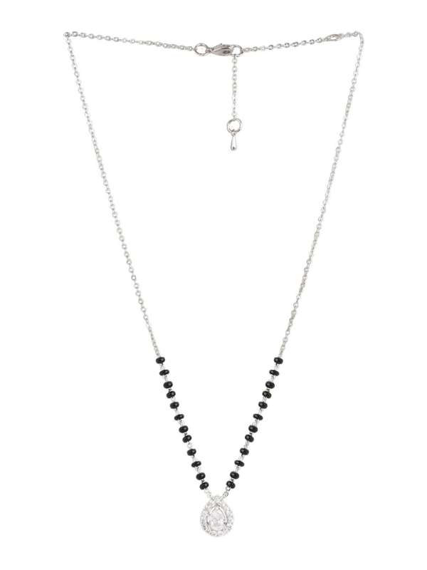 Silver Mangalsutra Buy Silver Mangalsutra online in India