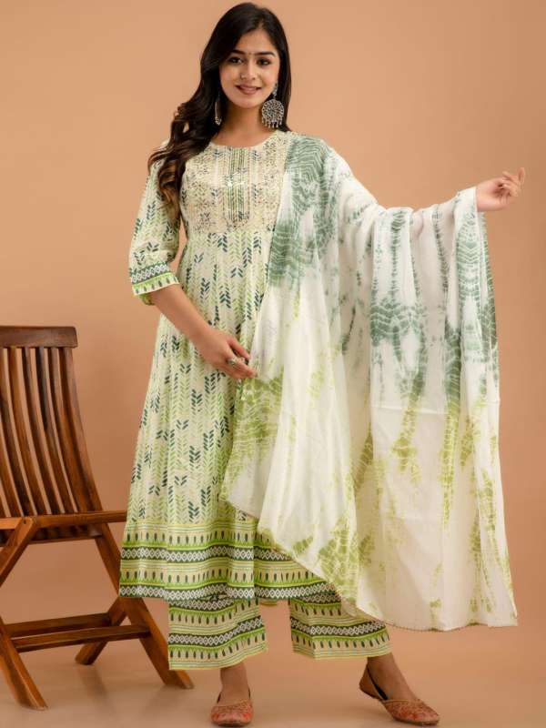 Anarkali Salwar Kameez Frills Suit Dress Material Buy Anarkali