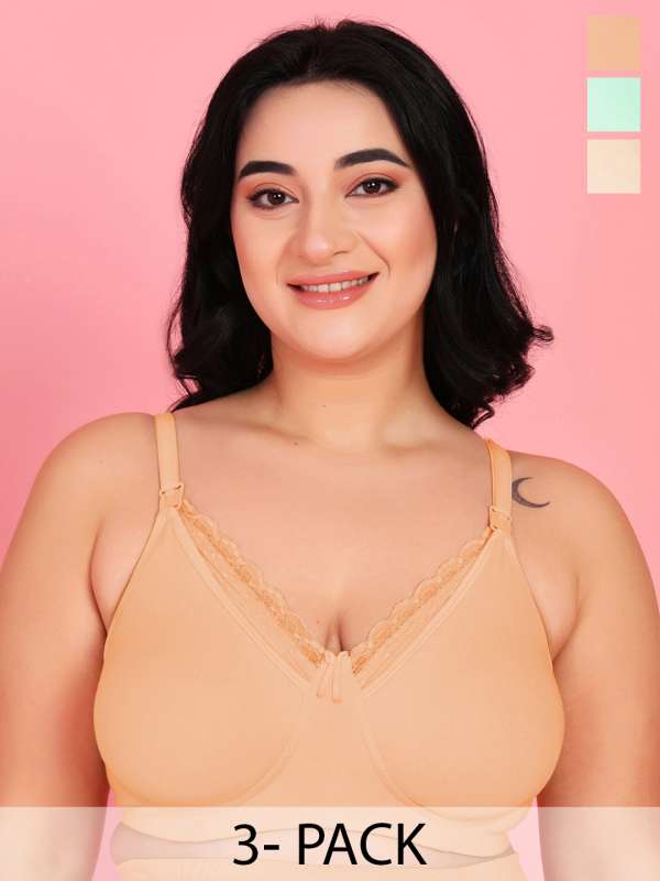 Buy Candyskin Padded Non Wired Full Coverage Super Support Bra - Beige at  Rs.719 online