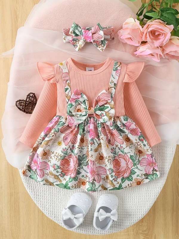 Peach Girls Dresses Buy Peach Girls Dresses online in India