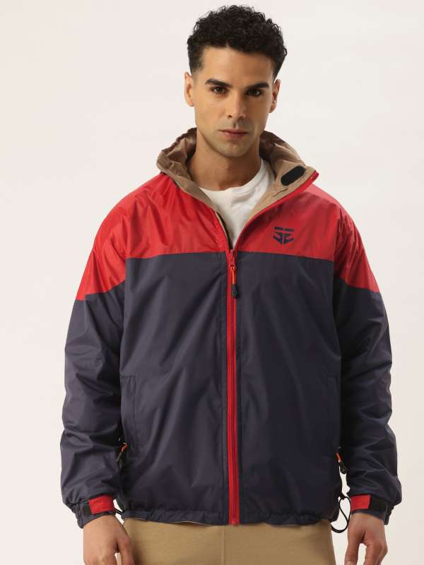 Sports Solid Blue Rain Jackets Buy Sports Solid Blue Rain Jackets online in India