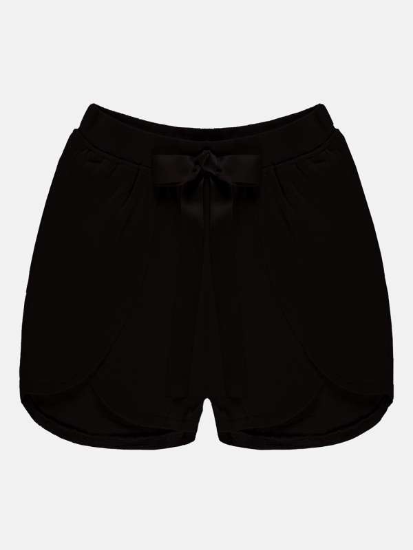 Black shorts discount for girls