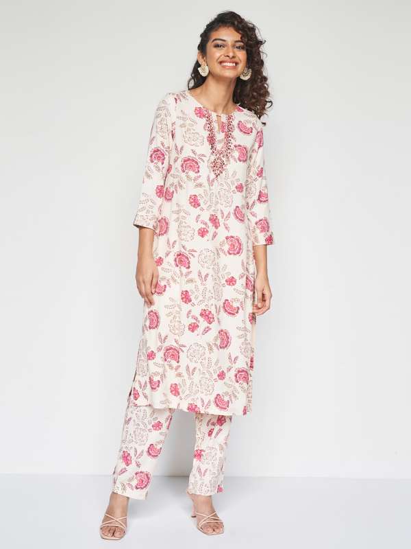 White Women Kurta Kurti Global Desi Buy White Women Kurta Kurti Global Desi online in India