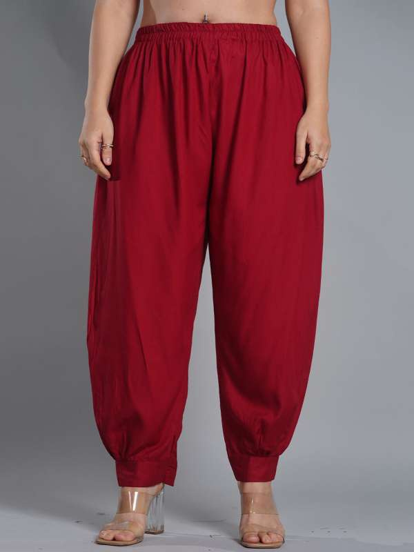 Buy APELLA Women's Rayon Churidar Pants, Women's Beige Rayon