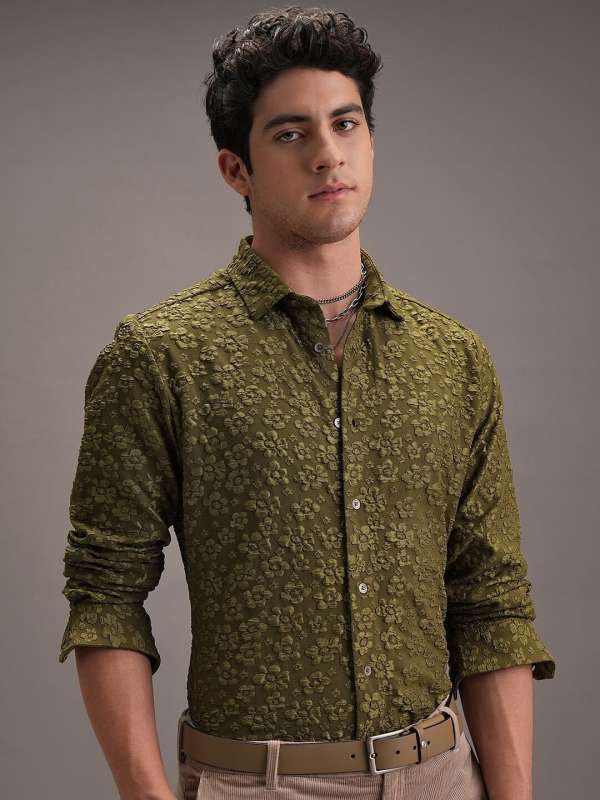 Party wear shirts sales for mens myntra