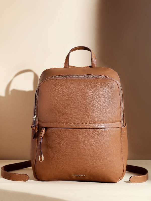 Accessorize on sale leather backpack