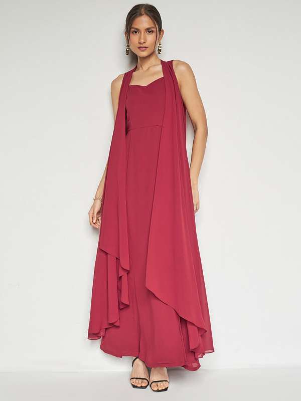Long gown store with shrug