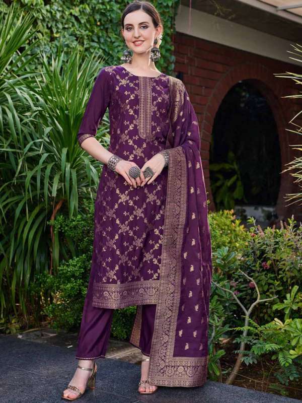 Myntra banarasi suits on sale