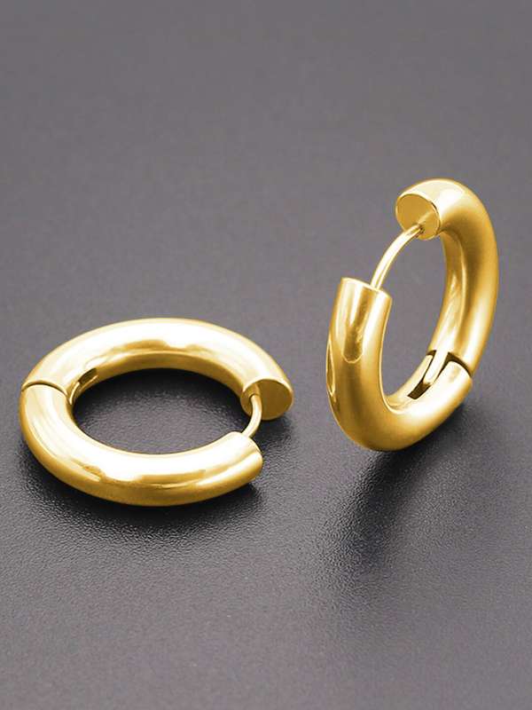 Circle earrings for men hot sale