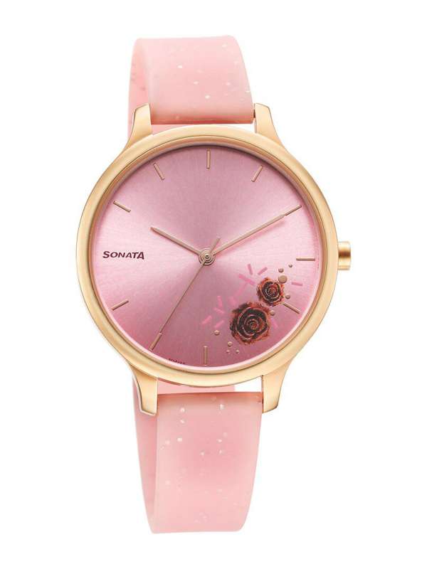 Sonata pink dial watches cheap