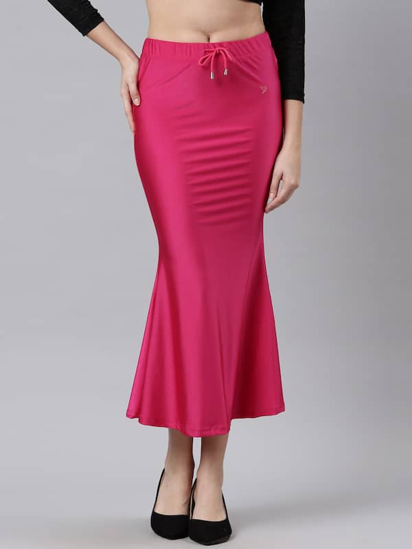Buy Clovia Seamless High Control Saree Shapewear - Pink at Rs.880