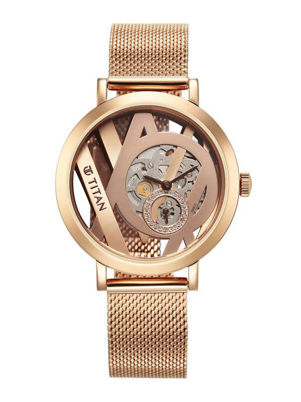 Titan skeleton watch outlet