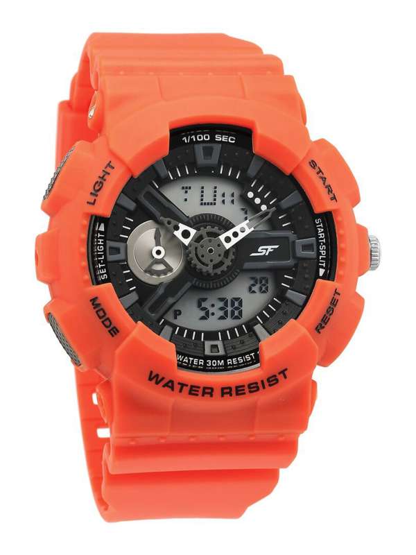 Orange watch online clearance