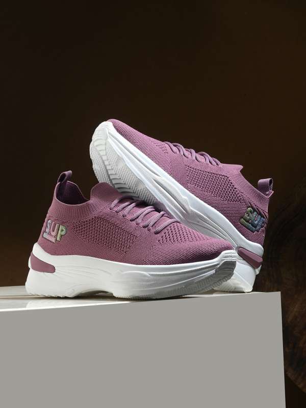 Pink and outlet purple sneakers