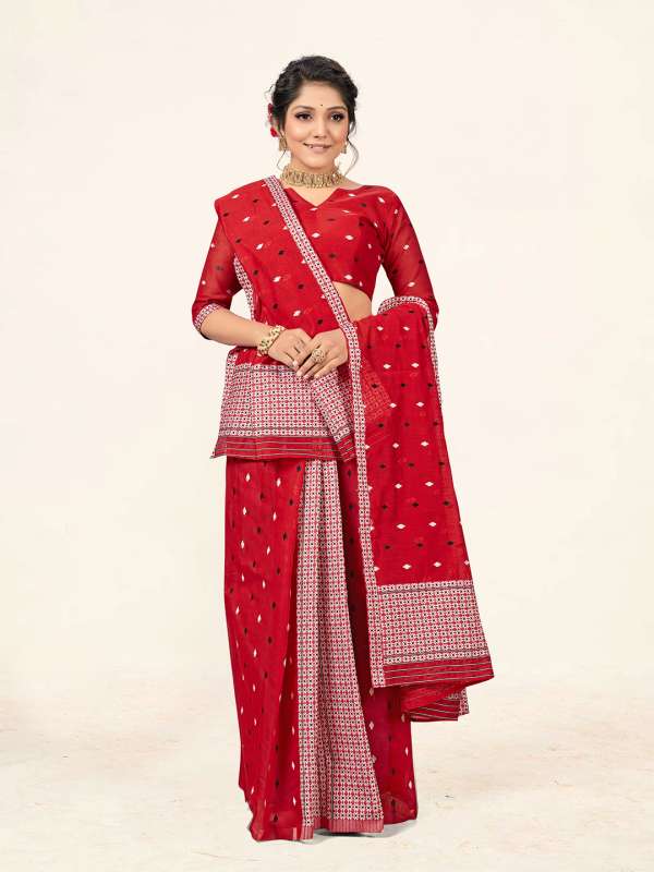 Myntra mekhela sador discount