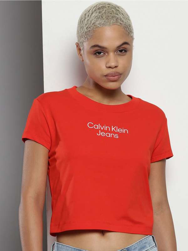 Calvin Klein Red Tshirts Buy Calvin Klein Red Tshirts online in India