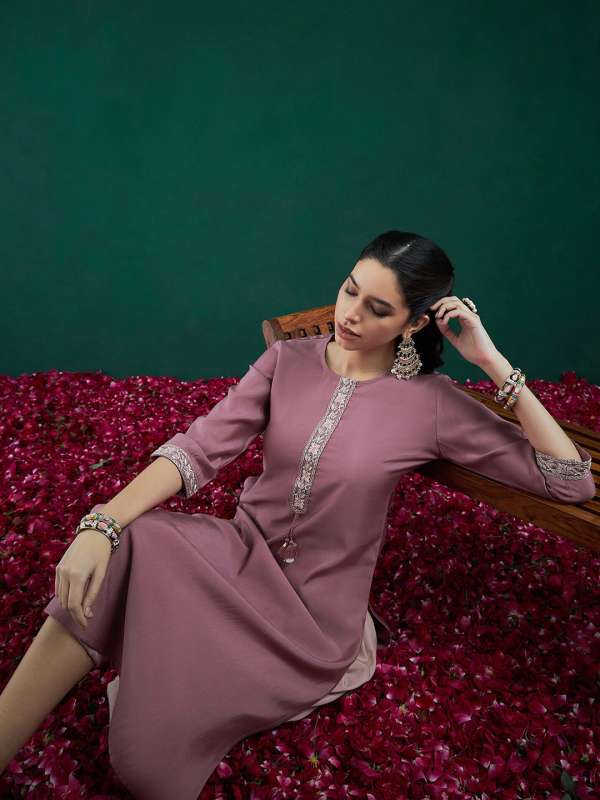 Buy silk kurtis online discount