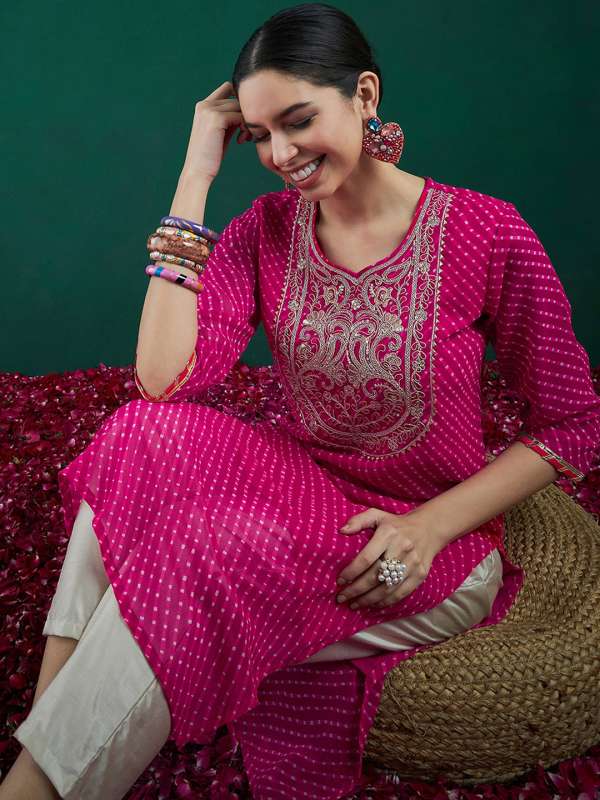 Georgette kurtis online shopping on sale