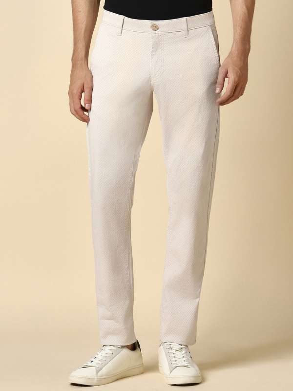 Allen solly linen trousers on sale