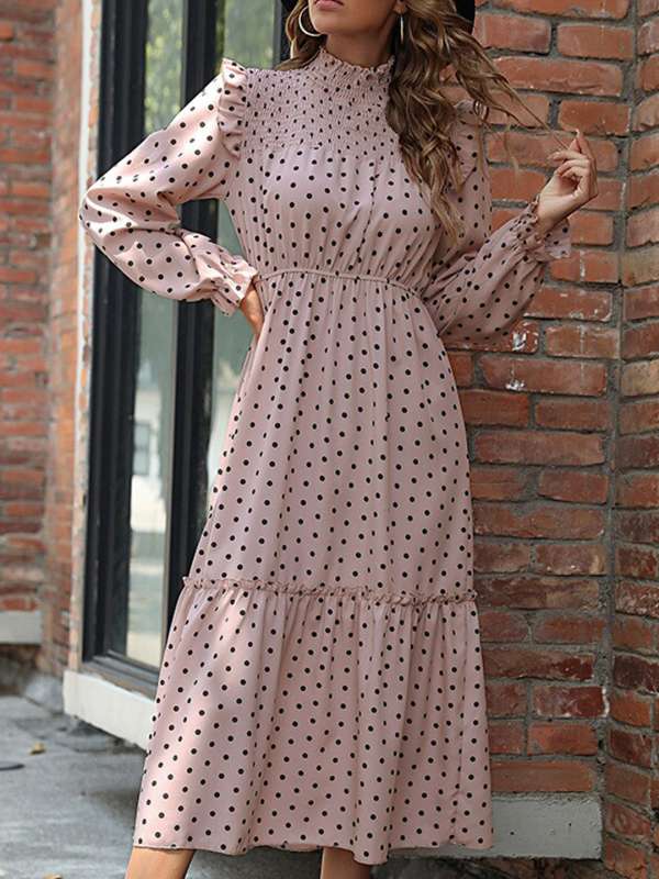Spotted dresses online on sale
