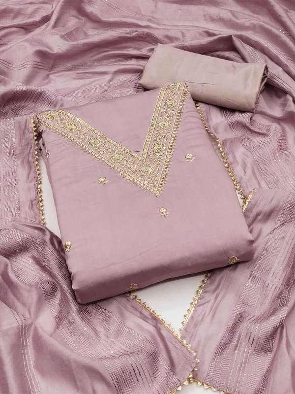 Lavender churidar materials clearance