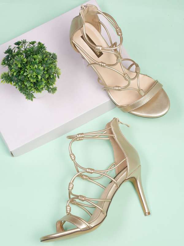 Gold Women Shoes Flat N Heels Buy Gold Women Shoes Flat N Heels online in India
