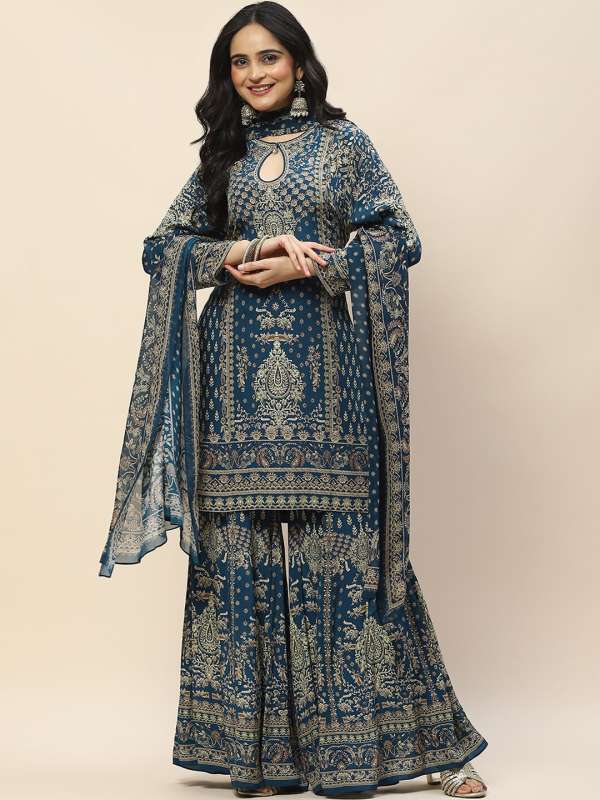 Meena bazaar sales sharara suit