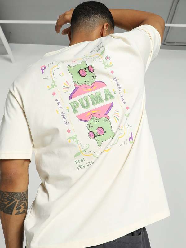 Puma t shirt new arrivals myntra