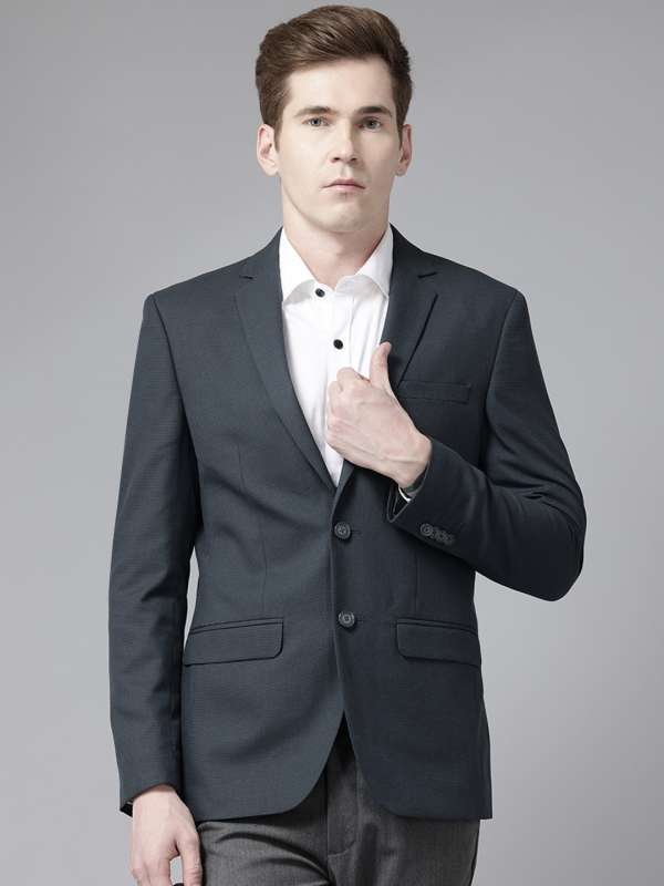 Grey Men Jackets Blazers Park Avenue Buy Grey Men Jackets Blazers Park Avenue online in India