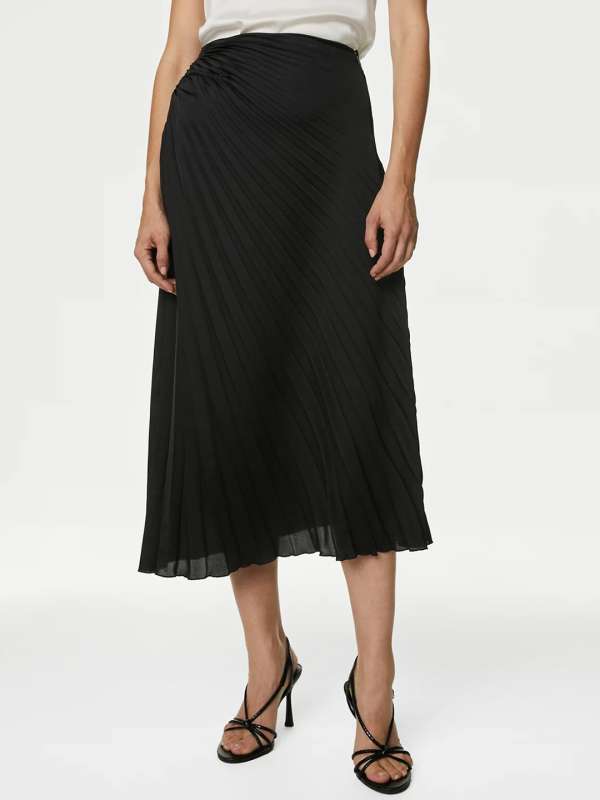 Knee length skirts marks and spencer shop
