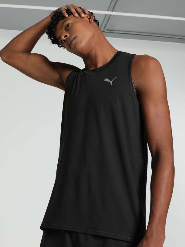 Puma sleeveless t shirt mens outlet
