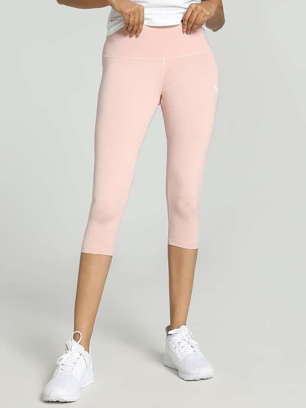 Puma EvoKNIT seamless leggings in soft pink