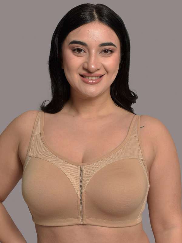 Buy Inner Sense Organic Cotton Antimicrobial Backless Non-Padded Seamless  Bra - Nude (34C) Online