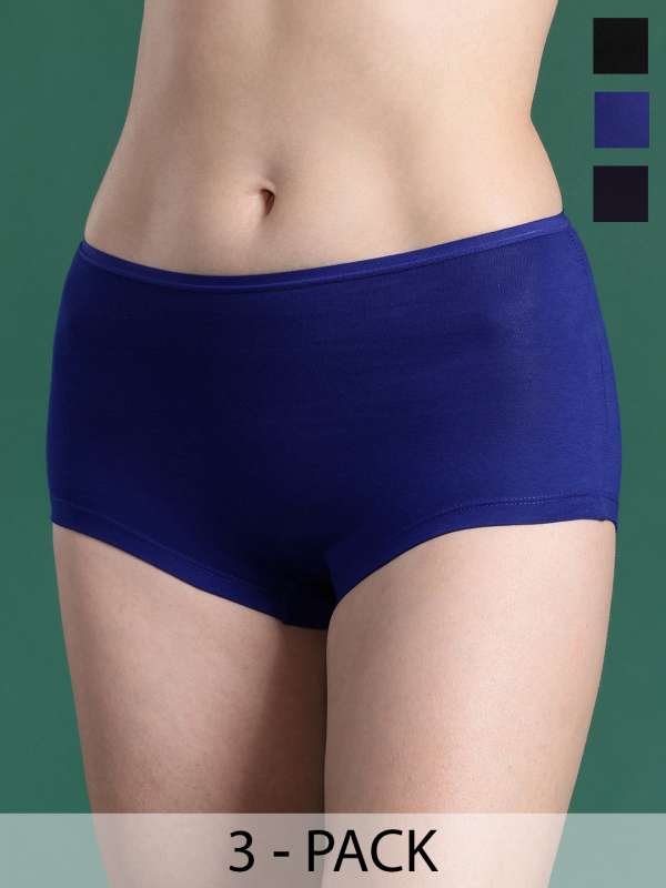Buy Joyspun Women's Sheer Stripe Seamless Boyshort Panties, 3-Pack, Sizes S  to 3XL Online at desertcartINDIA