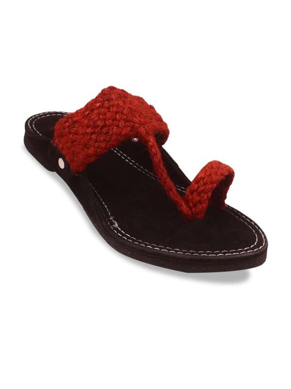Men's open discount toe velcro slippers