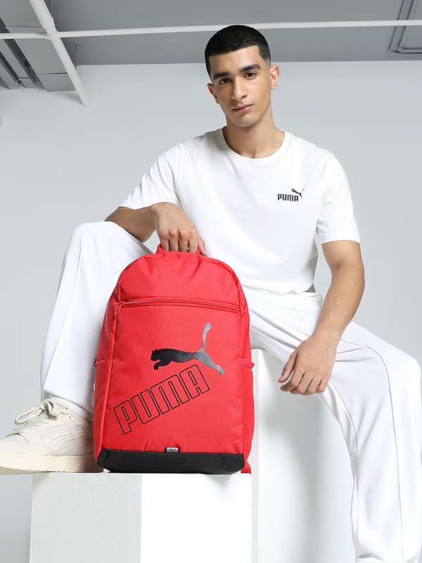 Puma graphic red backpack outlet