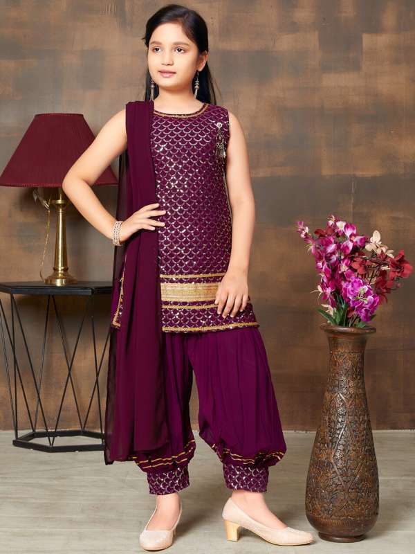 Punjabi suit for 4 year girl top