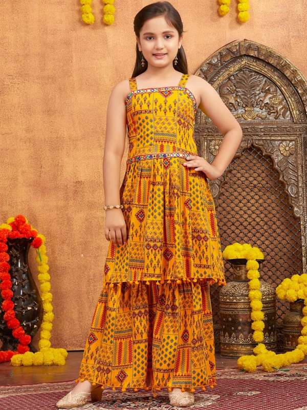 Sharara dress for girl discount