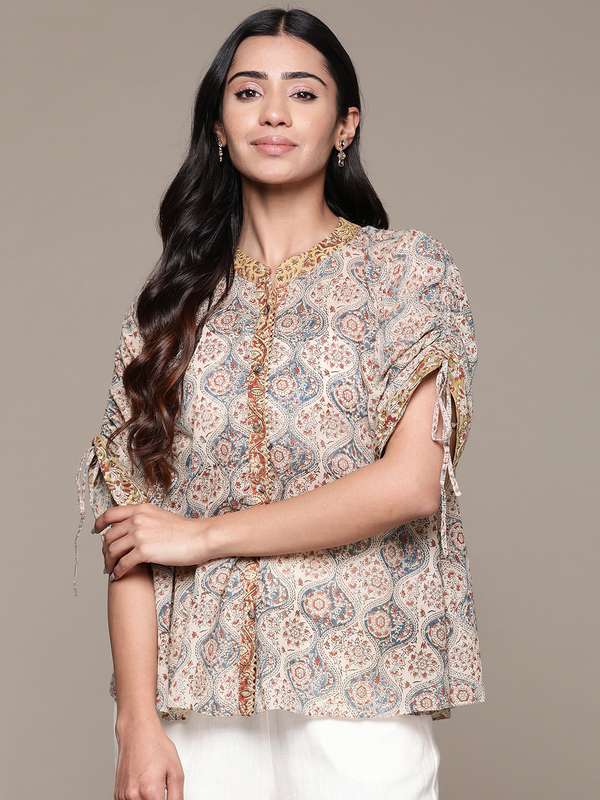 myntra kurti tops