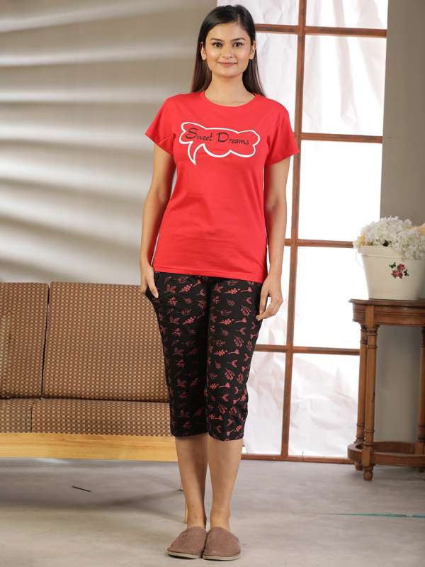 Night Suits Capris Buy Night Suits Capris online in India