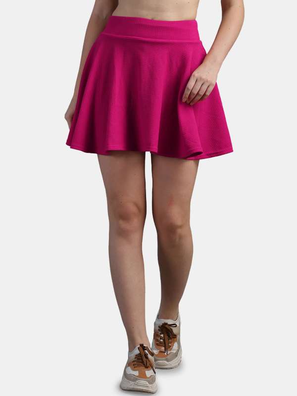 Buy KLART Skirt with attached shorts, Skirt for Women