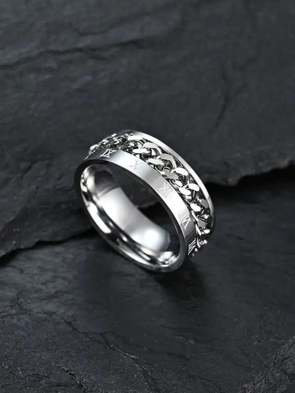Silver Rings For Men Buy Pure Silver Rings for Men Online Myntra