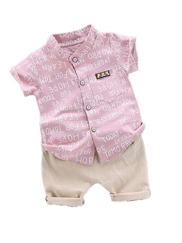 Pink Baby Boy Summer Kid Clothing Clothes Set Cotton, Size: 1-5 Years at Rs  295/piece in Delhi