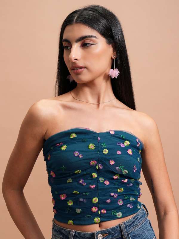 Strapless Top Tops - Buy Strapless Top Tops online in India