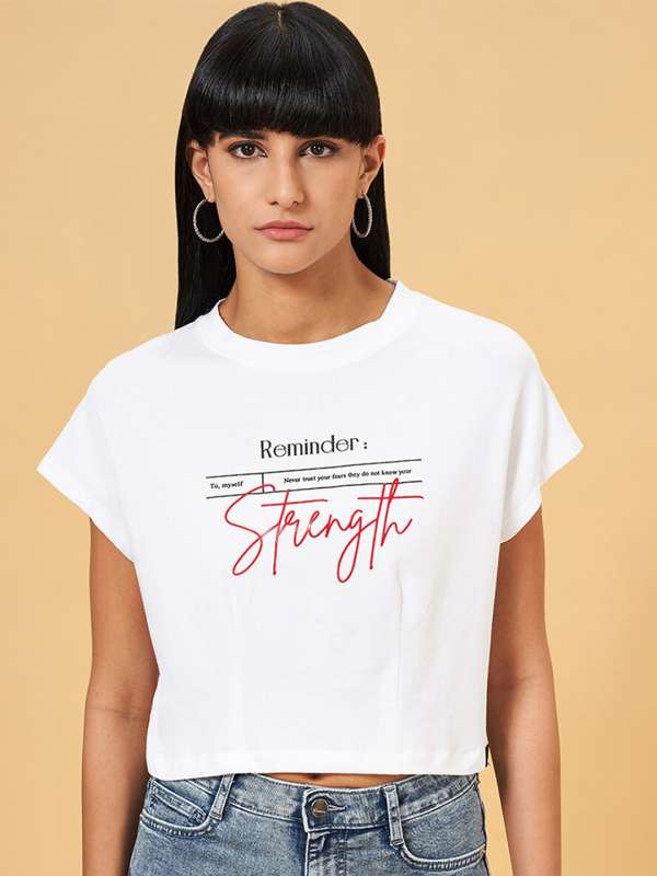 Jeans t shirt for women on sale