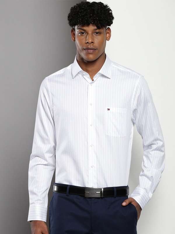 Tommy hilfiger white formal shirt deals