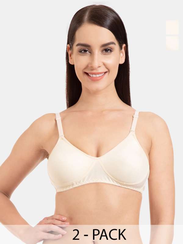 Buy Tweens Pack of 3 Non Padded Cotton T Shirt Bra - Multi Online at Low  Prices in India 