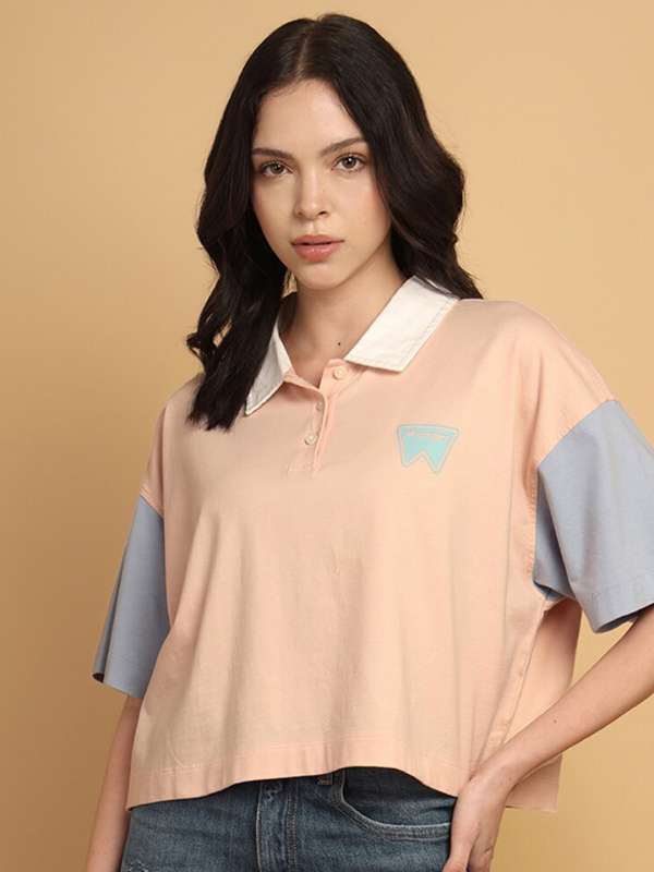 Women Casual Wear Wrangler Polo T Shirts Tshirts Buy Women Casual Wear Wrangler Polo T Shirts Tshirts online in India