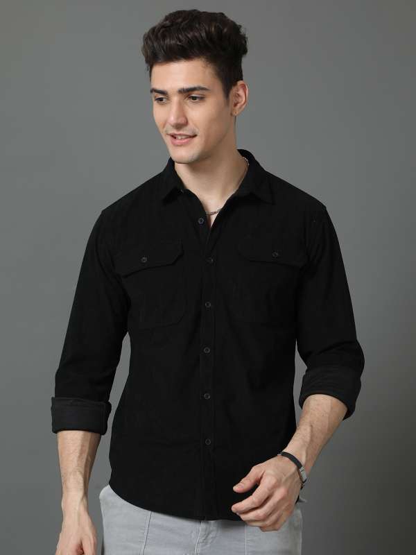 Plain corduroy GREY ASH FLAP POCKET COUDROY SHIRT, Full Sleeves, Casual  Wear at Rs 650/piece in New Delhi