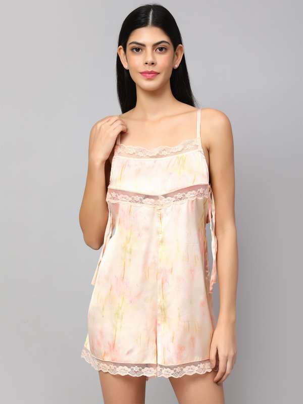 Buy satin nightwear online hot sale india